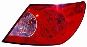Right (Passenger) Tail Light Assembly for 2007 - 2008 Chrysler Sebring Sedan,  5303986AE, Rear Tail Light Assembly Replacement / Lens / Cover, Replacement