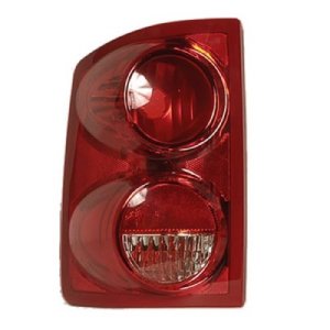 Left (Driver) Rear Tail Light Assembly for 2005 - 2011 Dodge Dakota, Includes Lens/Housing/Cover,  55077605AD, Replacement