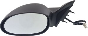 Power Mirror for 2004-2010 Chrysler PT Cruiser Type 2 Wagon, Left (Driver), Non-Folding, Non-Heated, Textured, Replacement