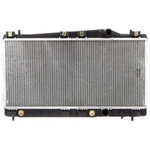 Radiator Assembly for 1995 - 1999 Dodge Neon, with Air Conditioning, Mexico Built,  4546902, Replacement, Mounting Tabs Side Rail