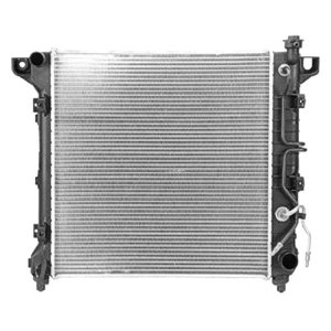 Radiator Assembly for 1997-1999 Dodge Dakota, Engines: 3.9L/5.2L/5.9L with Auxiliary Transmission Oil Cooler, Heavy Duty Cooling, 52029148, Replacement