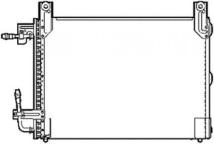 A/C Condenser for 1994 - 1997 Dodge Ram (8.0L / 3.9L / 5.2L / 5.9L), OEM# 55036275AC, A/C Condenser, Replacement