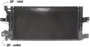 A/C Condenser for 2007 - 2017 Jeep Compass, Type 2, with Off Road Package,  68004296AA, Replacement