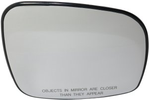 Mirror Glass for Dodge Grand Caravan/Chrysler Town and Country 2008-2010, Right (Passenger), Non-Heated, with Backing Plate, Replacement