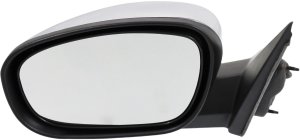 Power Mirror for Dodge Charger 2006-2010, Chrysler 300 2005-2010, Left (Driver Side), Manual Folding, Heated, Chrome, Replacement