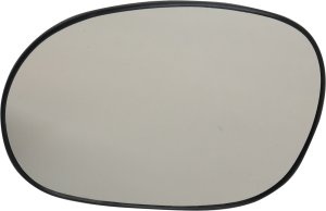 Mirror Glass for Chrysler PT Cruiser 2001-2003, Sebring/Stratus 2001-2006, Left (Driver), Non-Heated, Sedan, with Backing Plate, Replacement