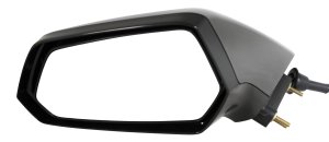 Power Mirror for Chevrolet Camaro 2010-2015, Left (Driver), Manual Folding, Non-Heated, Paintable, Without Auto Dimming, Replacement