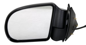 Power Mirror for Chevrolet S10 Pickup/GMC Sonoma 1999-2004, Left (Driver), Manual Folding, Non-Heated, Paintable, Replacement