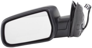 Power Mirror for Chevrolet Equinox/GMC Terrain 2010-2017, Left (Driver), Manual Folding, Non-Heated, Textured, Without Blind Spot Feature and Memory, Replacement