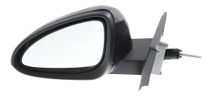 Manual Remote Mirror for Chevrolet Spark 2013-2015, Left (Driver), Manual Folding, Non-Heated, Paintable, Replacement