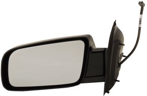 Power Mirror for Chevrolet Astro 2000-2005, Left (Driver), Manual Folding, Non-Heated, Paintable, Below Eyeline, Replacement