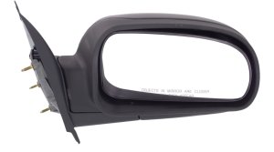 Manual Adjust, Manual Folding Mirror for Chevrolet Trailblazer 2002-2009, Right (Passenger), Non-Heated, Textured, Replacement