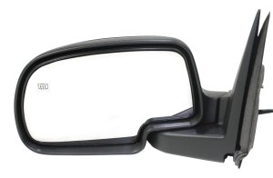 Mirror for Silverado/Sierra 2003-2007, Left (Driver), Non-Towing, Power Adjusting, Manual Folding, Heated, Textured without Memory, Includes Puddle Light, Signal Light, 2007 Classic, Replacement