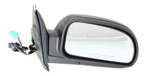 Power Folding Heated Mirror for Chevrolet Trailblazer 2002-2009, Right (Passenger) Side, Textured, without Signal Light, Replacement