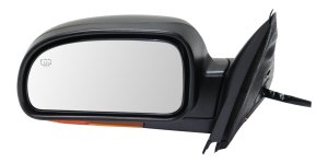 Power Mirror for Chevrolet Trailblazer 2004-2007, Left (Driver), Manual Folding, Heated, Paintable, with Memory and Signal Light, Replacement