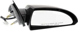 Power Mirror for Chevrolet Impala 2006-2013 / Impala Limited 2014-2016, Right (Passenger), Non-Folding, Heated, Paintable, with Smooth Black Base, Replacement