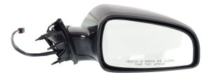 Power Mirror for Saturn Aura 2007-2009, Chevrolet Malibu 2008-2012, Right (Passenger), Manual Folding, Heated, Paintable, Replacement