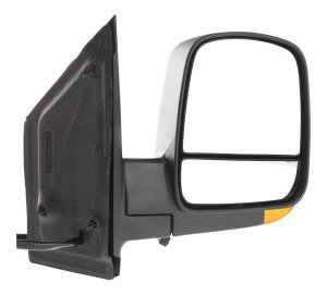 Right (Passenger) Mirror for Express/Savana Van GMC/Chevrolet (2008-2023), Non-Towing, Power Operated, Manual Folding, Heated, Textured Finish, Standard Type, with Signal Light, Replacement