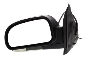 Power Mirror for Chevrolet Trailblazer 2002-2009, Left (Driver), Power Folding, Heated, Textured, with Signal Light, Replacement