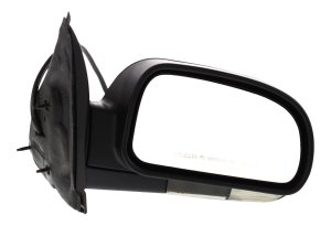 Power Folding Heated Right (Passenger) Mirror with Signal Light for Chevrolet Trailblazer 2002-2009, Textured Finish, Replacement
