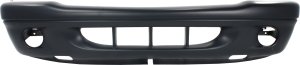 Front Bumper Cover for Dodge Dakota/Durango 2001-2002, Primed (Ready to Paint), with Fog Light Holes, Replacement