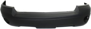 Front Bumper Cover for Dakota 2005-2007, Primed (Ready to Paint), Without Molding Holes, With Fog Light Holes, Replacement