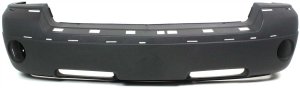 Front Bumper Cover for 2005-2007 Dakota, Textured with Molding Holes and Fog Light Holes, Replacement