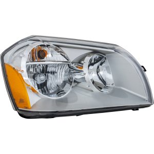 Headlight Assembly for 2005-2007 Magnum, Right (Passenger) Side, Halogen, with Chrome Bezel, Replacement