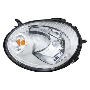 Headlight Assembly for Dodge Neon 2003-2005, Left (Driver), Halogen, Chrome Interior, New Body Style, Replacement