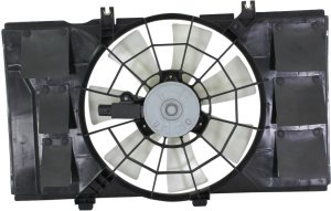 Radiator Fan Shroud Assembly for Dodge Neon 2000-2001, Replacement