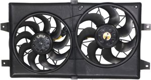 Radiator Fan Assembly for 2001-2006 Sebring/Stratus Sedan/Convertible Models, Dual Fan, Replacement