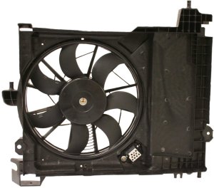 A/C Condenser Fan Assembly for Dodge Durango 2004-2009, Includes Resistor, Replacement