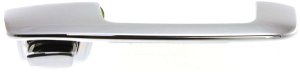 Exterior Front Door Handle for Dodge Full Size P/U 1978-1993, Right (Passenger), Metal, Chrome, Compatible with Rear, Replacement