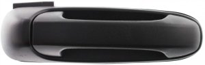 Textured Black Rear Exterior Door Handle for Dodge Full Size Pickup 2002-2009/Dakota 2005-2011, Right (Passenger), Replacement