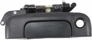 Tailgate Handle for Dodge Grand Caravan/Chrysler Town and Country 1996-2000, Outer, Black, Without Sport, Rallye Package, Replacement