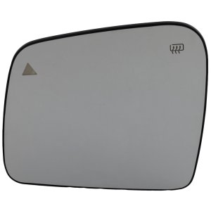 Heated Mirror Glass for Dodge Durango (2014-2023), Jeep Grand Cherokee (2011-2022), Left (Driver), with Blind Spot Detection, without Auto-Dimming, Replacement