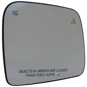 Heated Mirror Glass for Jeep Grand Cherokee 2011-2022, Right (Passenger), with Blind Spot Detection, without Auto-Dimming, Replacement
