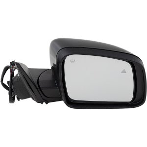 Right (Passenger) Side Mirror for Dodge Durango 2019-2022, Power Adjustable, Manual Folding, Heated, Paintable, with Blind Spot Detection, Replacement