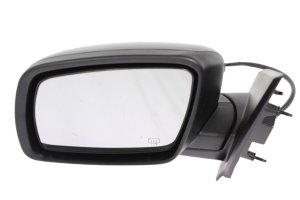 Power Mirror for Dodge Journey 2016-2018, Left (Driver), Manual Folding, Heated, Paintable, Type 2, Replacement