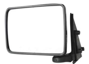 Manual Adjust, Manual Folding, Non-Heated, Paintable Mirror for Dodge RAM 50 P/U, Left (Driver), 1987-1993, Replacement