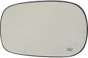Heated Mirror Glass for Dodge Full Size Pick Up 1500 (2005-2008), 2500/3500 (2005-2009), Left (Driver), Non-Towing, All Cab Types, Without Towing Package, With Backing Plate, Replacement