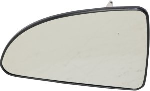 Mirror Glass for Chevrolet Cobalt 2005-2010, Pontiac G5 2007-2009, Left (Driver) Side, Non-Heated, Coupe/Sedan Model, with Backing Plate, Replacement