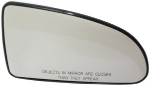 Mirror Glass for Chevrolet Cobalt 2005-2010 / Pontiac G5 2007-2009 Right (Passenger) Side, Non-Heated, Coupe/Sedan, with Backing Plate, Replacement