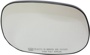 Heated Mirror Glass for Dodge Dakota (1997-2000) and Durango (1998-2003), Right (Passenger), 6 x 9 in., with Backing Plate, Replacement
