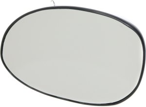 Heated Mirror Glass for Dodge Neon/SX 2.0 2000-2005, Left (Driver) with Backing Plate, Replacement