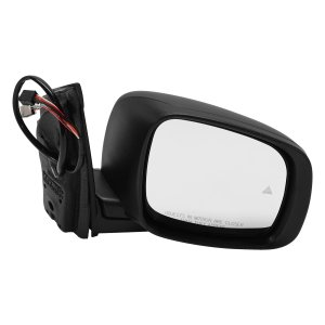 Replacement Power Mirror for Dodge Grand Caravan 2009-2019/Chrysler Town & Country 2009-2016, Right (Passenger), Manual Folding, Heated, Paintable, with Blind Spot Detection & Signal Light, without Side Object Sensor
