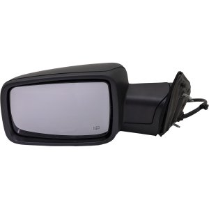 Power Folding, Heated, Paintable Mirror for 2018 Dodge RAM 2500 P/U, Left (Driver), Non-Towing, with Puddle and Signal Lights, without Auto Dimming, Blind Spot Detection, and Memory, Replacement
