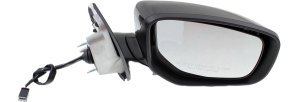 Power Mirror for 2013-2015 Dart, Right (Passenger), Manual Folding, Non-Heated, Paintable, Without Puddle and Signal Lights, Replacement
