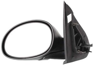 Power Mirror for Dodge Neon 2000-2005, Left (Driver), Manual Folding, Heated, Paintable, Replacement