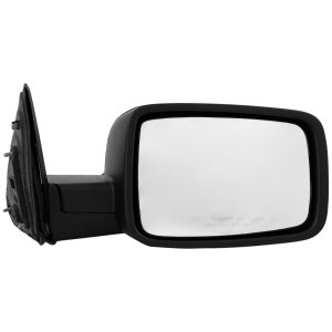 Manual Adjust Mirror for Dodge RAM 1500/2500 Pickup 2009-2012, Right (Passenger), Non-Towing, Manual Folding, Non-Heated, Textured, without Memory, with Puddle and Signal Lights, Replacement